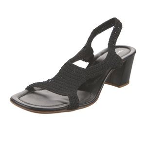 90s Slingback Block Heel Sandals